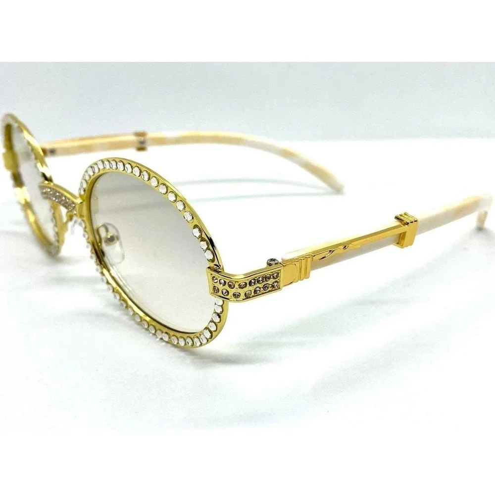 N/A oval sunglasses